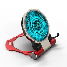 10 Вт волшебное автомобильное Qi Беспроводное зарядное устройство для Iphone XS X Железный человек складное настольное Быстрое беспроводное зарядное устройство для samsung S9 S8