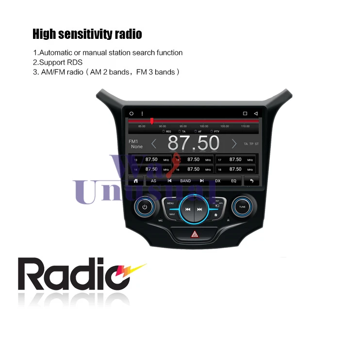 Best Autoradio Octa Core 9" Android 8.1 Car GPS Navigation Radio Multimedia Player For Chevrolet CRUZE 2015 Stereo With BT WIFI  Maps 8