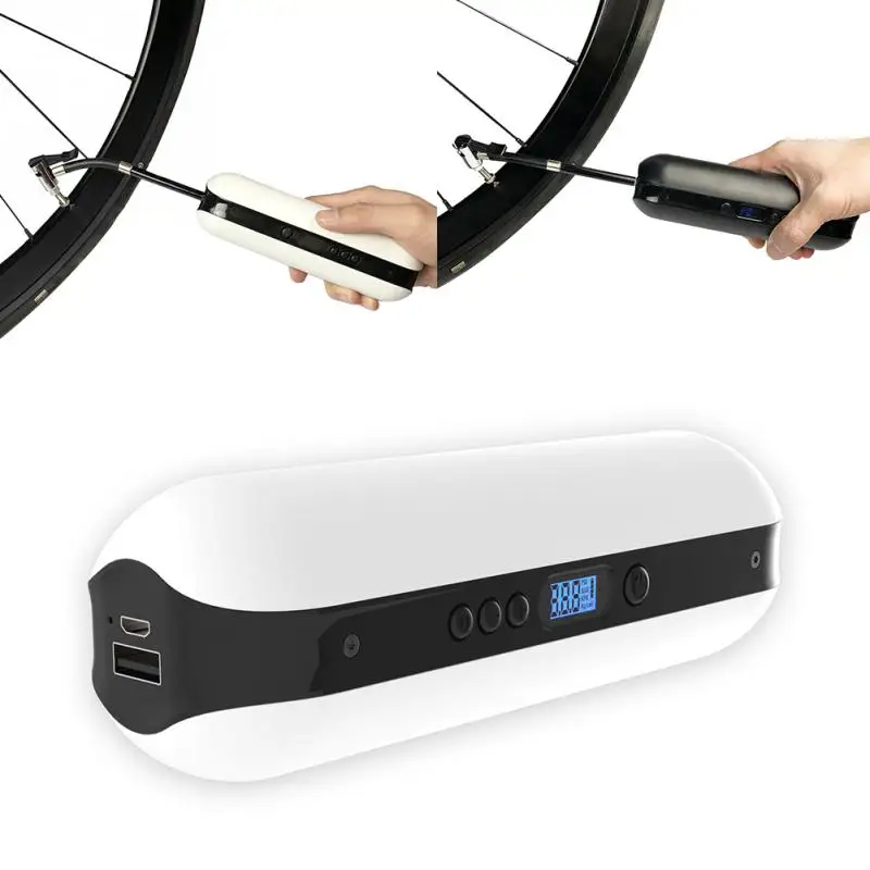 

Mini Tire Pump Air Inflator With Digital LCD 150PSI For Car Bicycle Motorcycle