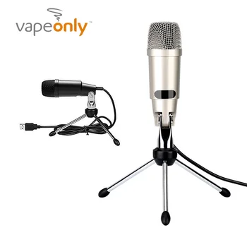 

Vapeonly USB Wired Microphone Condenser Sound Recording Mic with Stand for PC Computer Chatting Singing Karaoke Laptop Skype