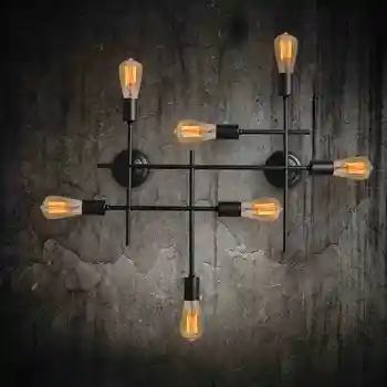 

High quality american loft E27 edison wall lamp/vintage wall lamp/entranceway dining room wall light for home 110-240V 40-60w