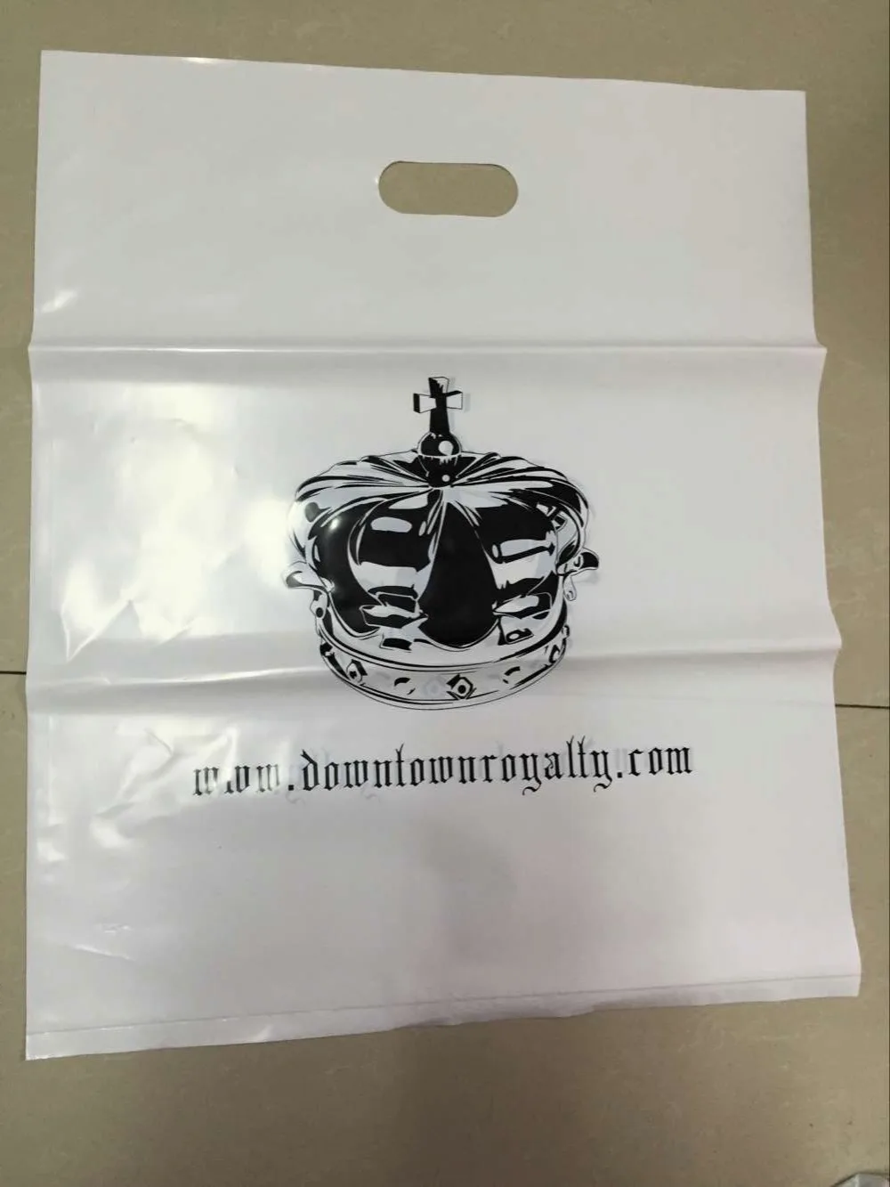 500pcs W35*H45cm (13.8' *17.7') plastic bags with logo garment bags