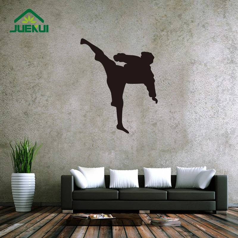 Tae Kwon Do Removable Wall Stickers Brave Sport for Living Room Art