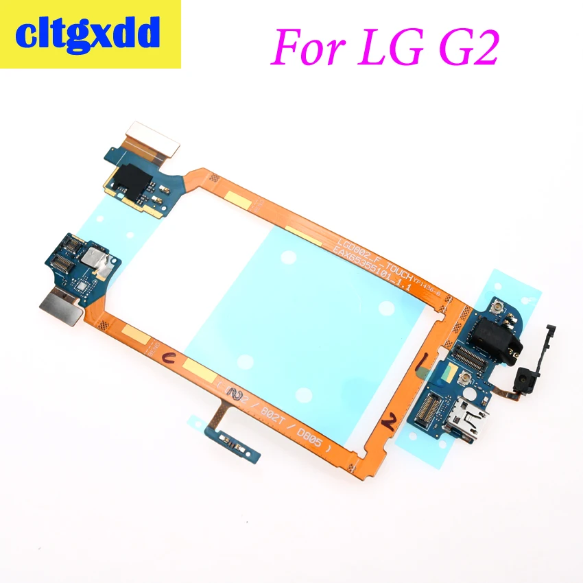 Kaufen Cltgxdd Für LG G2 D802 Dock Connector Ladegerät Port USB flex kabel Kopfhörer Jack Mikrofon Power on off Taste