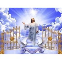 DIY 5d алмазная живопись религия полная круглая Алмазная вышивка Иисус Христос Алмазная картина Стразы домашний Декор подарок