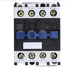 LC1D контактор переменного тока CJX2-2501 25A NC 3-фазный DIN рейка крепление электрический контактор переменного тока 24 V 36 V 110 V 220 V 380 V