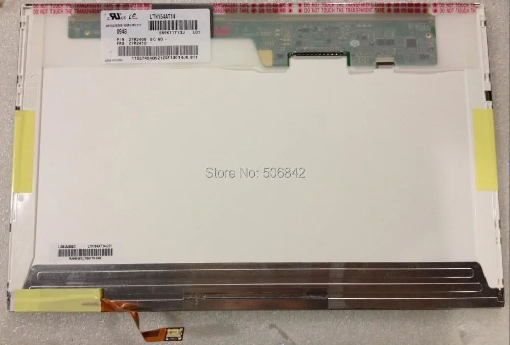 

LTN154AT14 экран для ноутбука 15,4 дюйма, 1280x800, 30 контактов