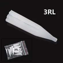 100 шт./упак. одноразовая бровь татуировки пластиковые наконечники 3RL постоянный макияж и тату машины поставка