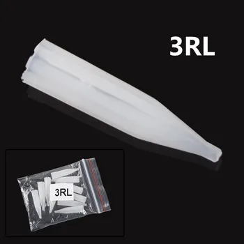 

2016Wholesale 100pcs/pack Disposable Eyebrow Tattoo Plastic Tips 3RL Permanent Makeup & Tattoo Machine Kits Supply Free Shipping
