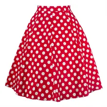 Элегантная женская плиссированная юбка в горошек с принтом, короткая мини-юбка