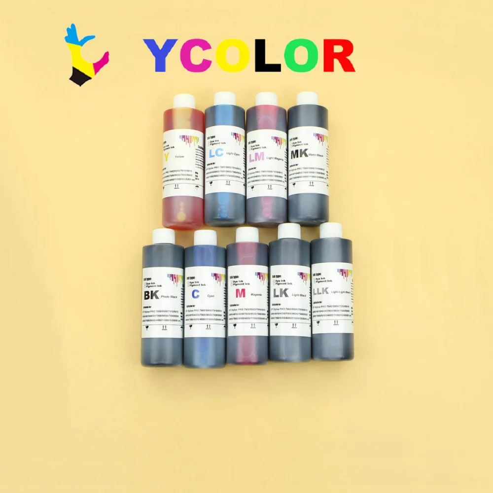 DGYCJLFP 250 мл универсальная чернильная краска для Epson Stylus Pro 7890 9890 3800 3850 3880 3890 3885