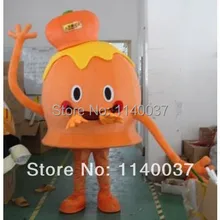 Маскоты оранжевый корпоративного имиджа Маскоты Костюм С шлем и мини-вентилятор для взрослых Размеры Маскоты te костюм EMS