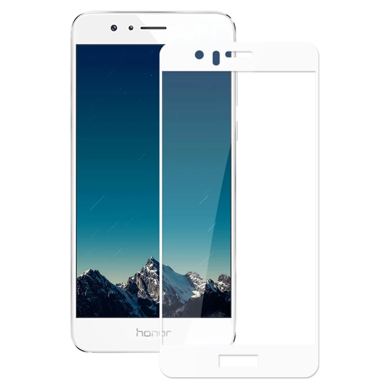 Жесткая Защитная стеклянная пленка для Huawei Honor 8 полное покрытие тонкий экран