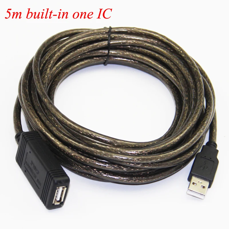 Lballist активный репитер USB2.0 кабель-удлинитель для мужской женский двойной экранированный встроенный ic чипсет 5, 10 м, 15 м, 20 м возможностью погружения на глубину до 30 м