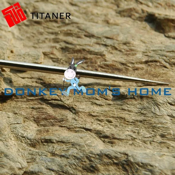 Titaner титановый водонепроницаемый зубочистка Многофункциональный узор Fruitpick многоразовый/перерабатываемый инструмент наружные наборы для кемпинга