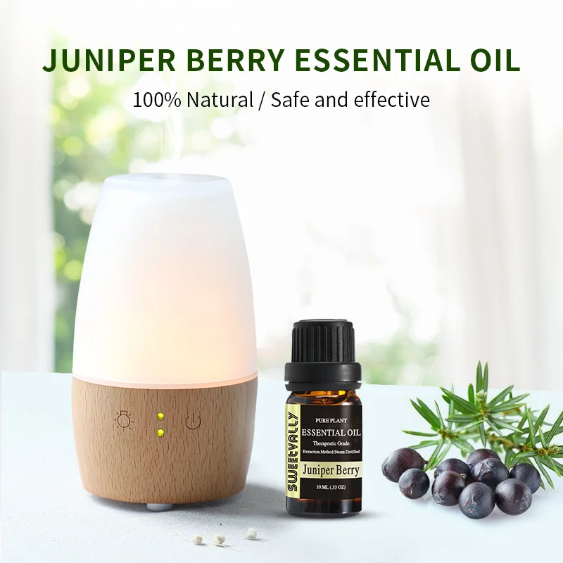 Эфирное масло 10 мл ягоды Juniper 100% чистое натуральное эфирное для диффузора горелка