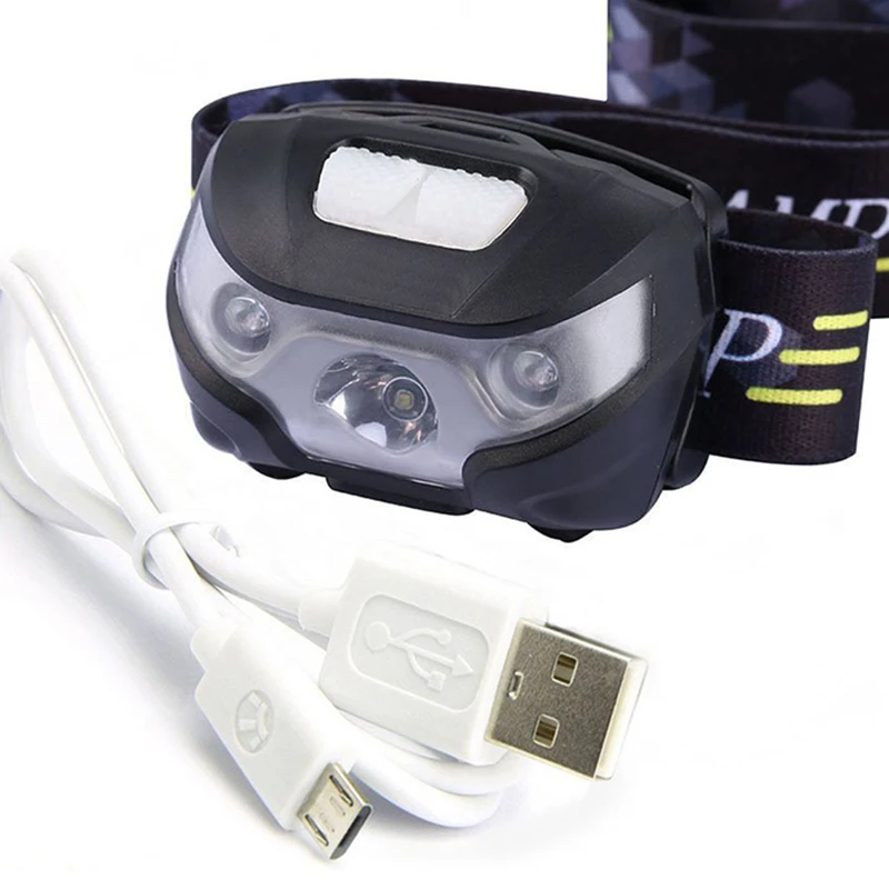 Excellent Dropshipping 3000Lm Super Light USB Rechargeable Induction LED Bike Bicycle Light Waterproof Built-in Battery Light Headlamp 1