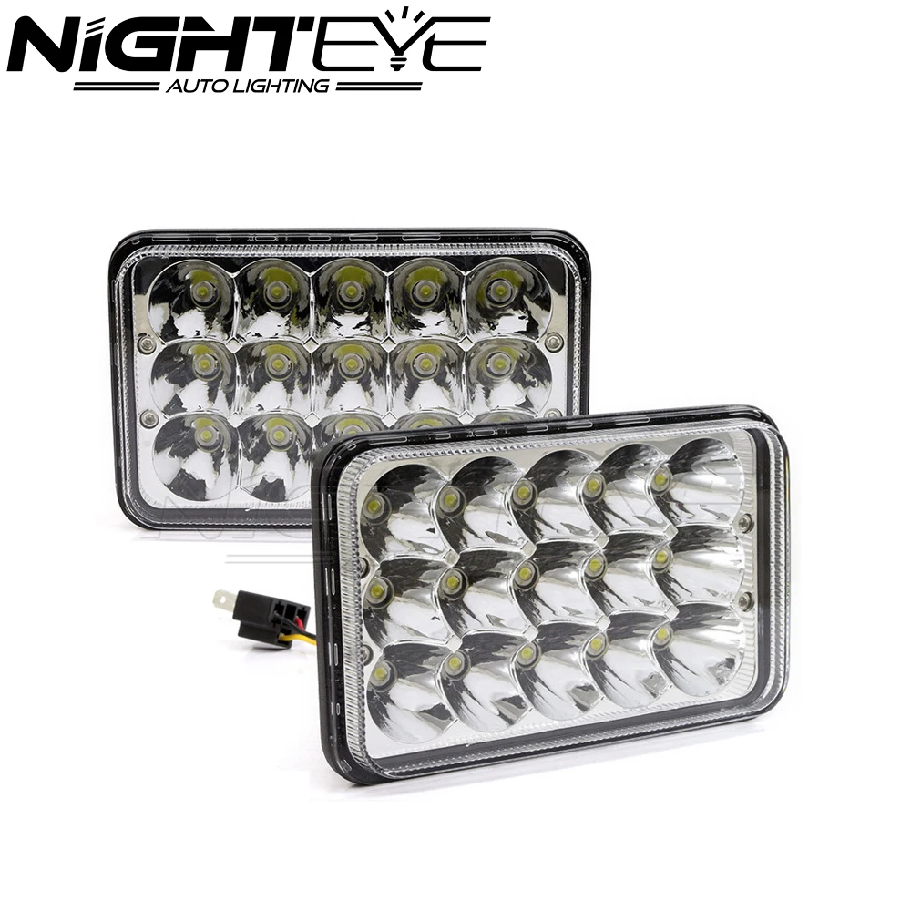 90W/set  Spot Car LED HeadLight 45w Work Light Bar Lamp Driving Fog for Offroad SUV 4WD Car Boat Truck ATV Free Shipping