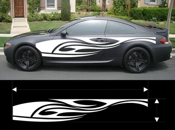 

For 2x VINYL GRAPHICS DECAL STICKER CAR BOAT AUTO TRUCK 100" F2-116 Car styling