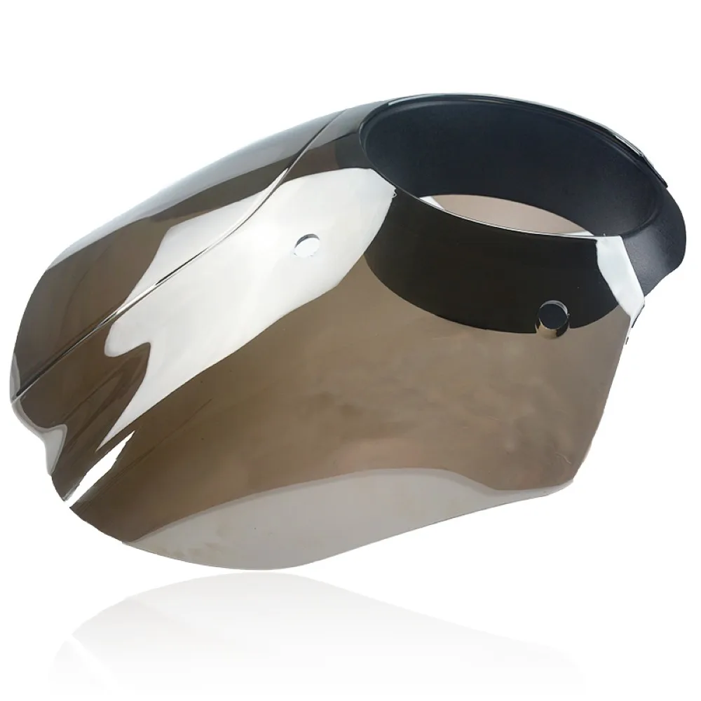Хромовая Серебряная лобовое стекло для мотоцикла W/Блокировка запуска комплект для Harley Sportster 1200 883 Dyna