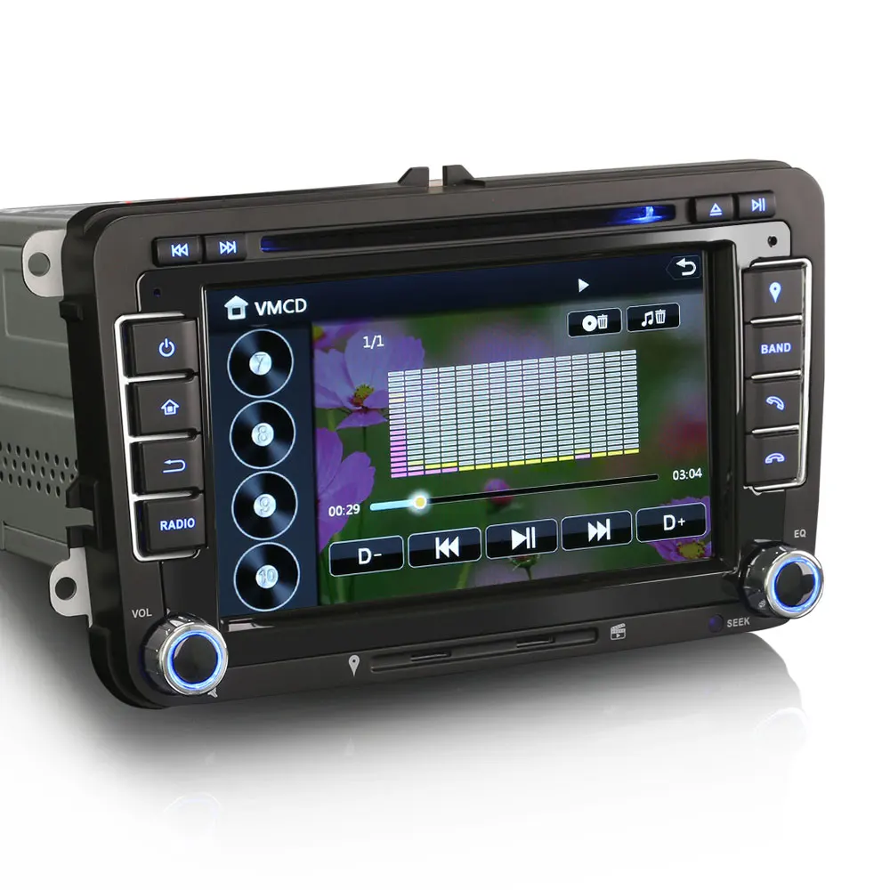 7 &quotавтомобильный DVD для Seat Altea XL 2007 2015 &amp Toledo 2004 Alhambra 2010 2016 с внешней поддержкой DAB +