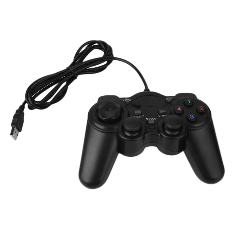 

Cewaal Black USB 2.0 Wireless Game Controller Gamepad Joystick with USB OTG and Receiver For PC For Win7/8/10XP/Vista