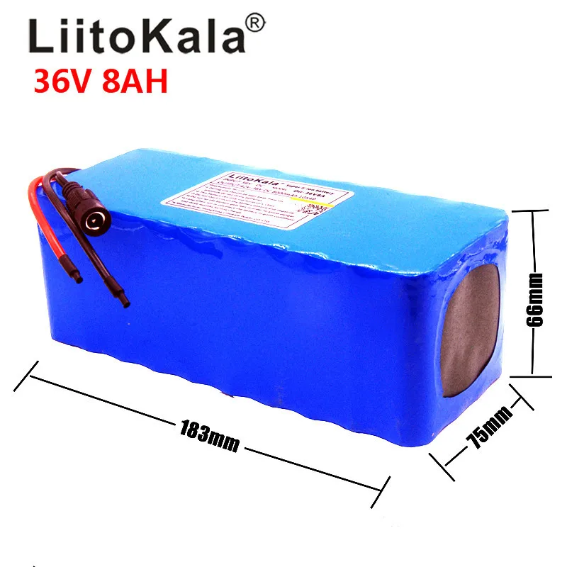 Аккумуляторная батарея LiitoKala 36 В 500 Вт 18650 8 Ач|Комплекты батарей| |