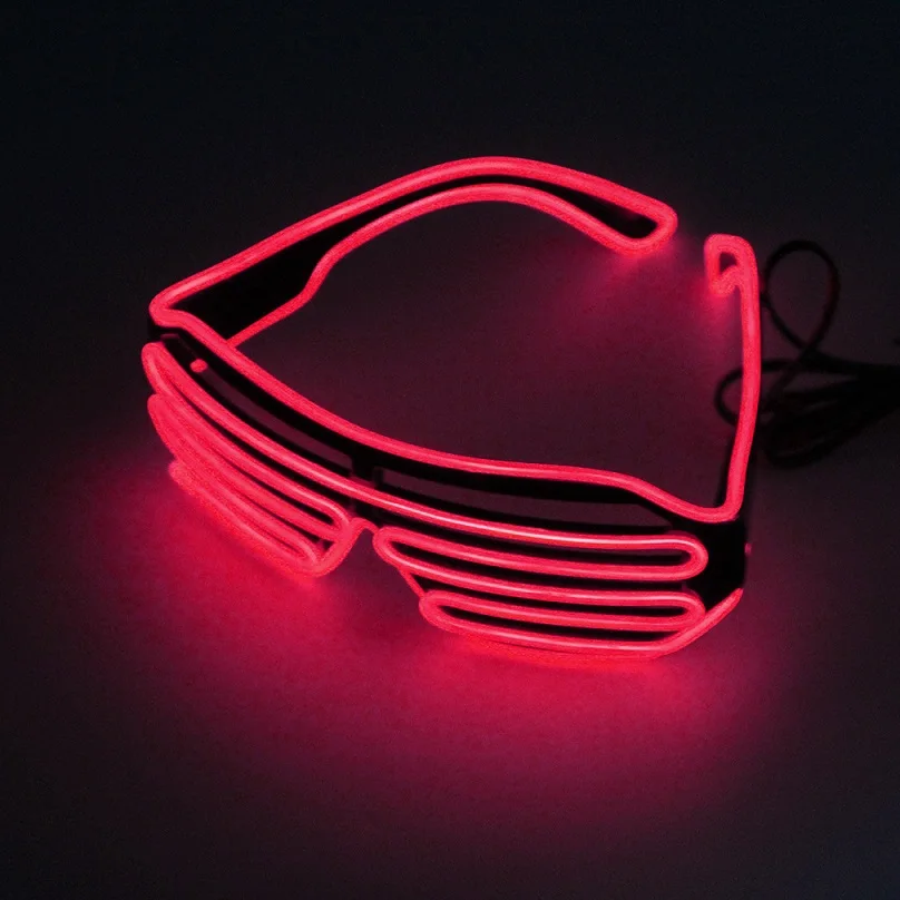 Езда светодиодный Оски с подсветкой оттенки мигающий рейв Свадебная вечеринка ночные шоу деятельности очки мода - Цвет оправы: 05