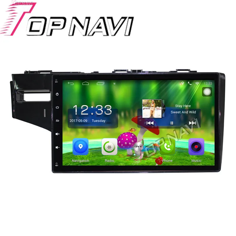 

Topnavi 10.1'' Quad Core Android 6.0 Car GPS Navigation For FIT 2014 2015 2016 For Honda Radio Audio Multimedia Stereo ,No DVD