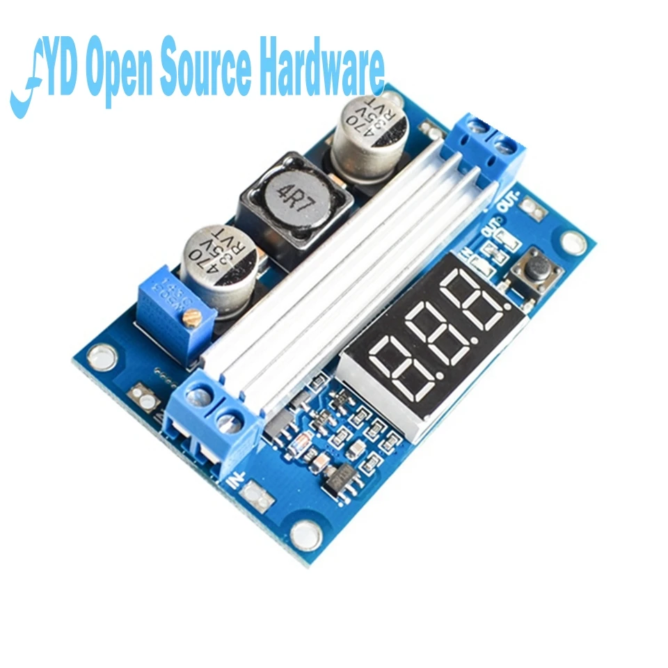 1pcs DC LTC1871 High-power 100W adjustable output 3.5~35v Digital display boost power supply module