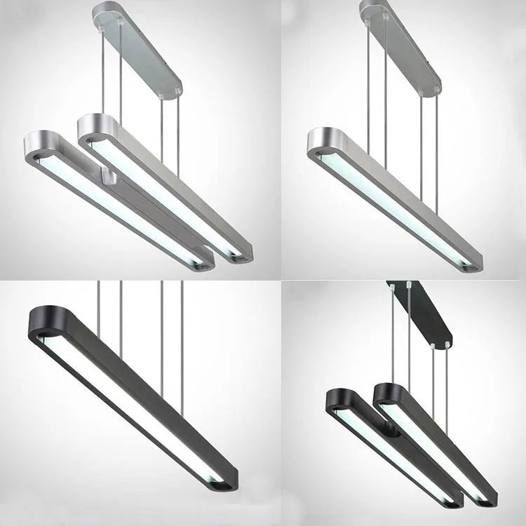 M Office Chandeliers LED T5/Led Tube Modern Minimalist 1/2rows Creative