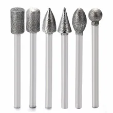 20Pcs Diamond Drill Bit 3mm Shank Diamond Grinding Heads High Strength Mini Drill Burrs Bit Set for Rotary Tool Mayitr 20Pcs Diamond Drill Bit 3mm Shank Diamond Grinding Heads High Strength Mini Drill Burrs Bit Set for Rotary Tool Mayitr