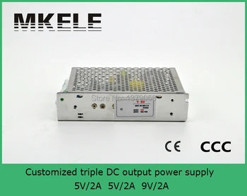 

Customized High quality Triple Output Switching power supply 50W 5V 9V -9V 2A 2A 2A ac to dc power supply