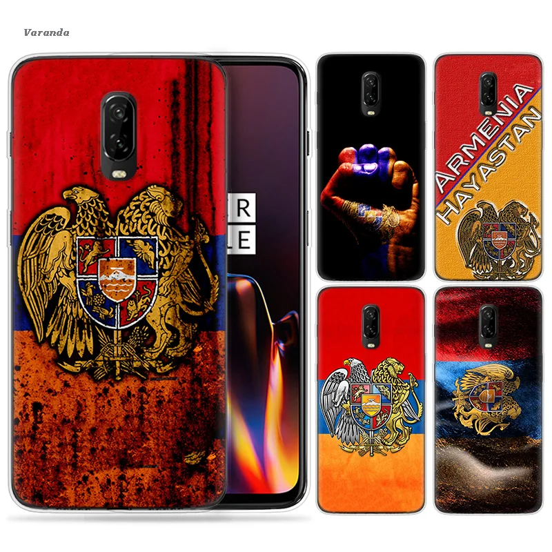 

Armenia Armenians Flag Pattern Case Shell for Oneplus 7 5G 6 6T Pro Silicone Soft TPU Cover Coque Phone Accessory High Quality