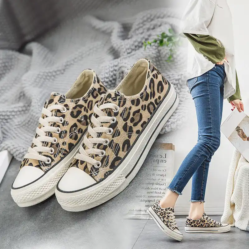 leopard tennis shoes
