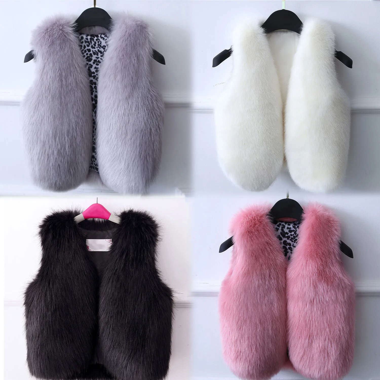 Buy baby Girls' Faux Fur vest New Arrival baby