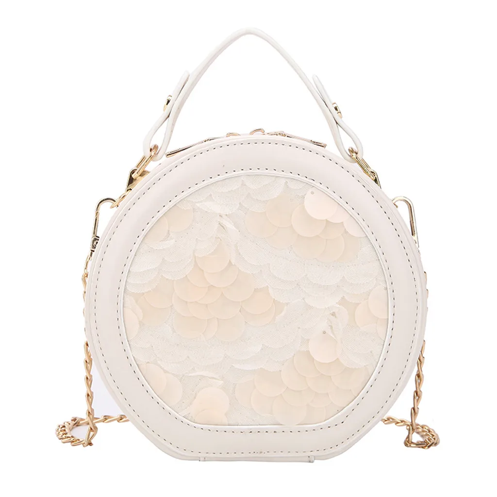 Модные сумки для женщин пайетки кожа Crossbody пляжная сумка bolsa feminina# Y25