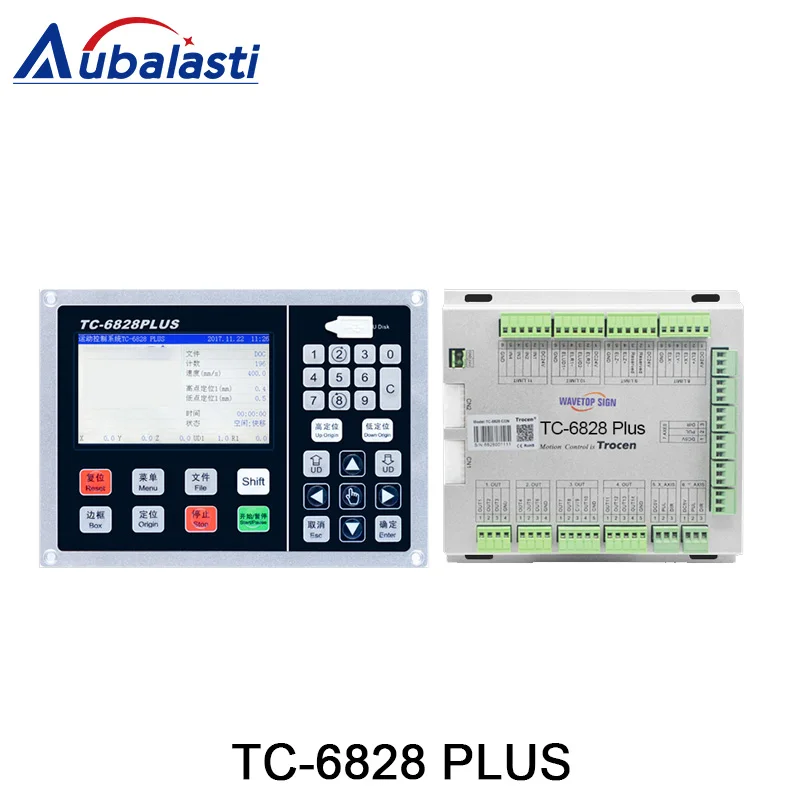 Aubalasti CNC кожаный вибрирующий нож головка держатель наклонный нож круглый вибрирующий нож давление колеса - Цвет: TC-6828Plus