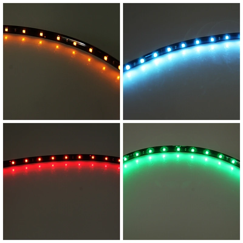 2pcs 30 cm Flexible LED Strip Waterproof Daytime Running light DRL Car