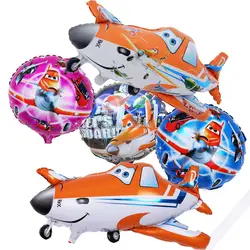 5 видов конструкций/lot большой самолетов гелием воздушный шар День рождения украшения Детские Globos надувные игрушки для детей надувные шары