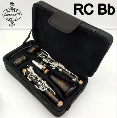 

Brand New Buffet Crampon Paris Professional Bb Clarinet RC Buffet Sandalwood Ebony Wood Clarinet Mouthpiece Accessories Case