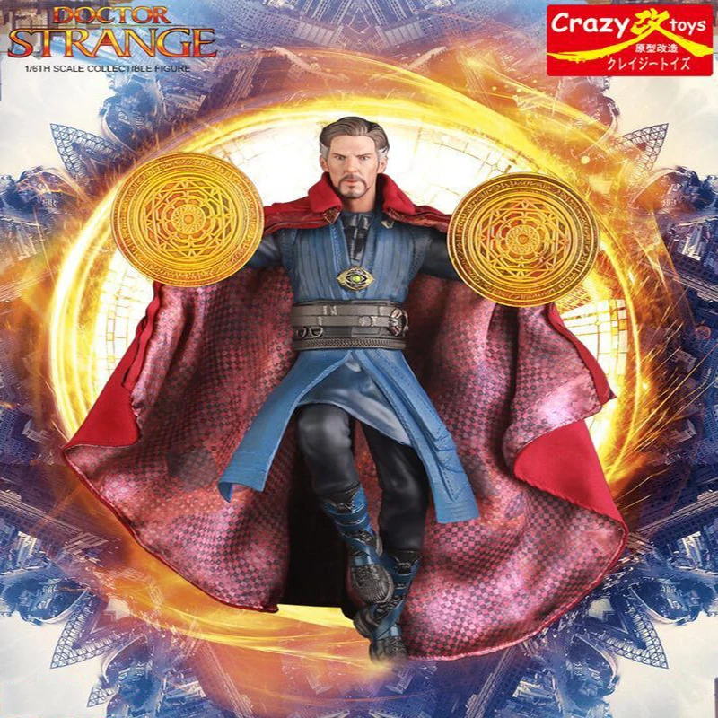 

28cm Crazy Toys Marvel Avengers Doctor Strange Statue PVC Action Figure Collectible Model Toy gift