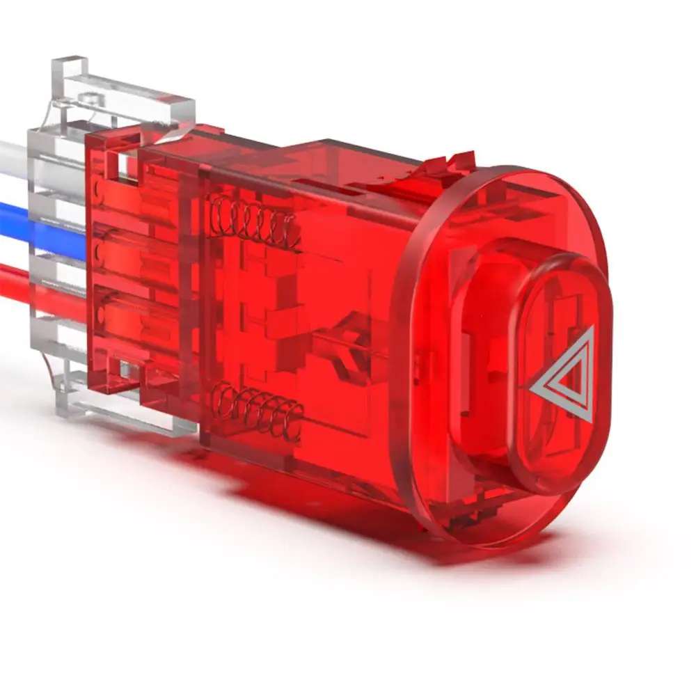Разные цвета Горячая мотоцикл выключатель аварийной сигнализации Предупреждение ющий мигалка аварийный сигнал w/3 блокировщик проводов