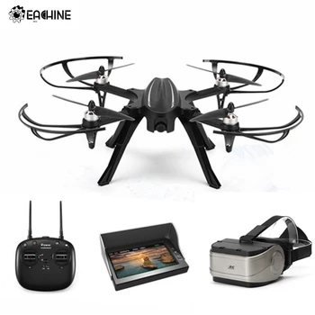 

Eachine EX2H Brushless 5.8G FPV With 720P HD Camera Alititude Hold RC Drone Quadcopter RTF W/ LED Black/White 3D Tumbling Models