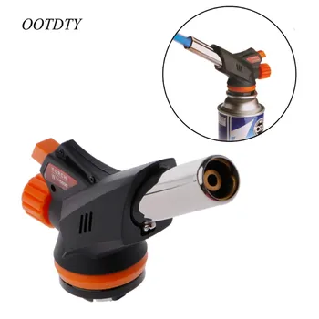 

OOTDTY Metal Flame Gun Welding Gas Torch Lighter Heating Ignition Butane Portable Camping