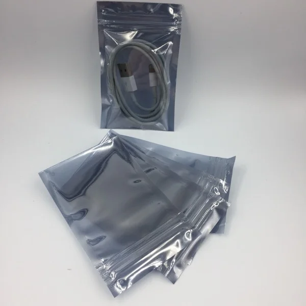 Retail ESD Anti Static Shielding Ziplock Bag Anti Static Storage Zipper