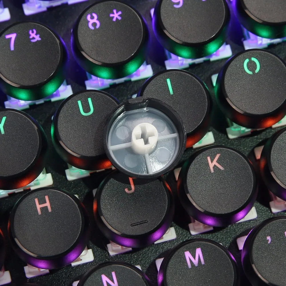 4. round keycaps