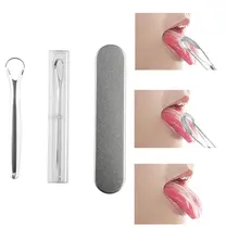 1 шт. уход за зубами из нержавеющей стали скребок для языка Очиститель полости рта стоматолога медицинская щетка для рта многоразовая машина для свежего дыхания