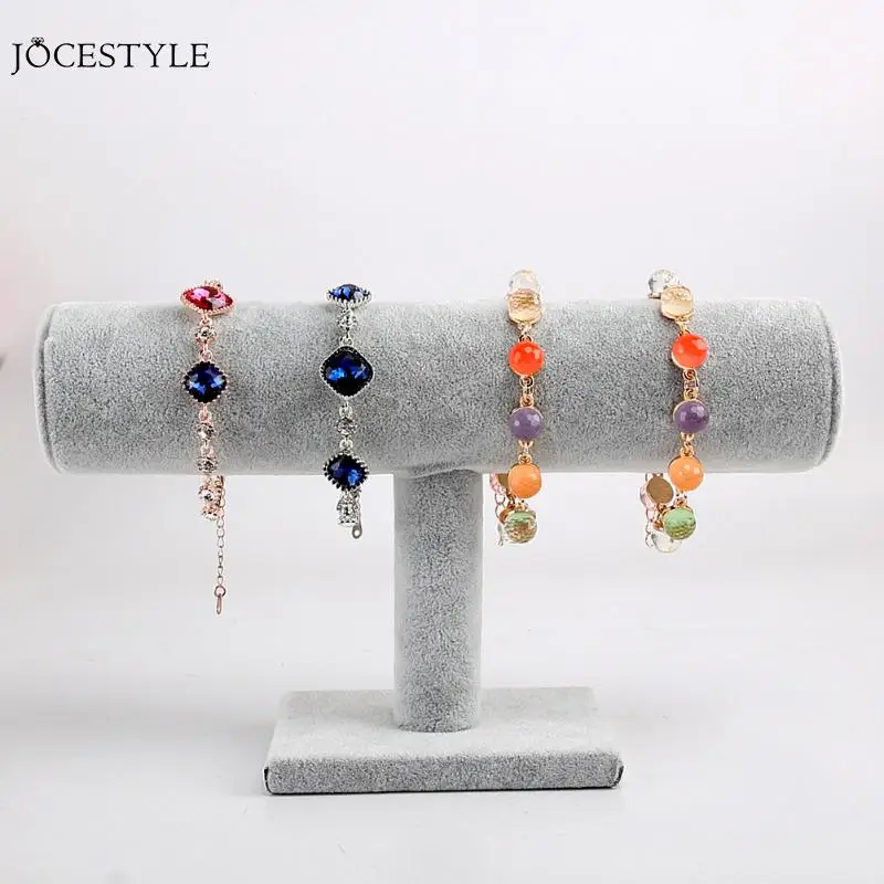

Bracelet Display Shelf Linen Bangles Organizer Hair Band Holder Stand For Jewelry Rack Wholesale Price Watch Frame Displays New
