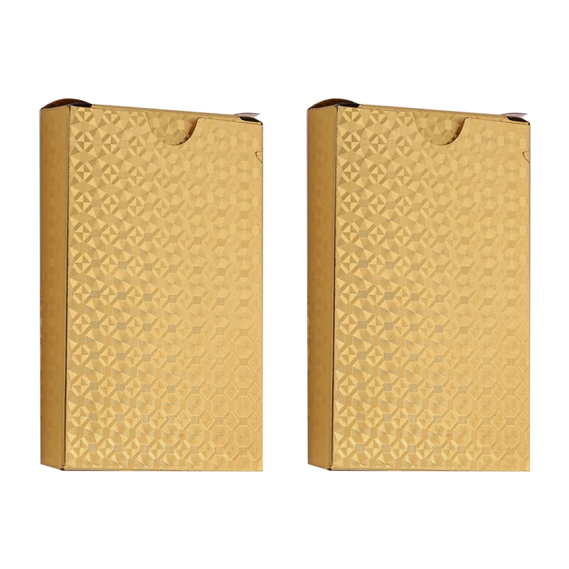 

2 Packs Playing Cards 36pcs Russia Waterproof Plastic Cards Creative Gift Poker Cards Durable Standard Game Cards Poker